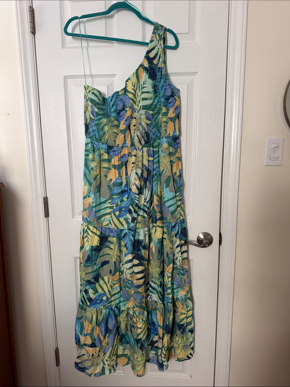 Time & Tru one shoulder maxi dress sz XXL
